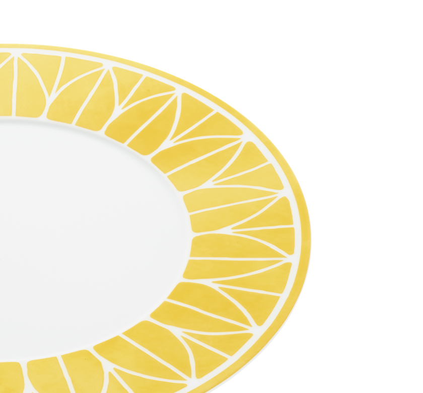 Christofle Malmaison Riviera Porcelain Dinner Plate 27 Cm