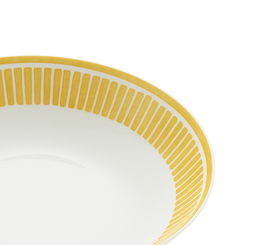 Christofle Malmaison Riviera Porcelain Soup-Cereal/Pasta Bowl 19 Cm