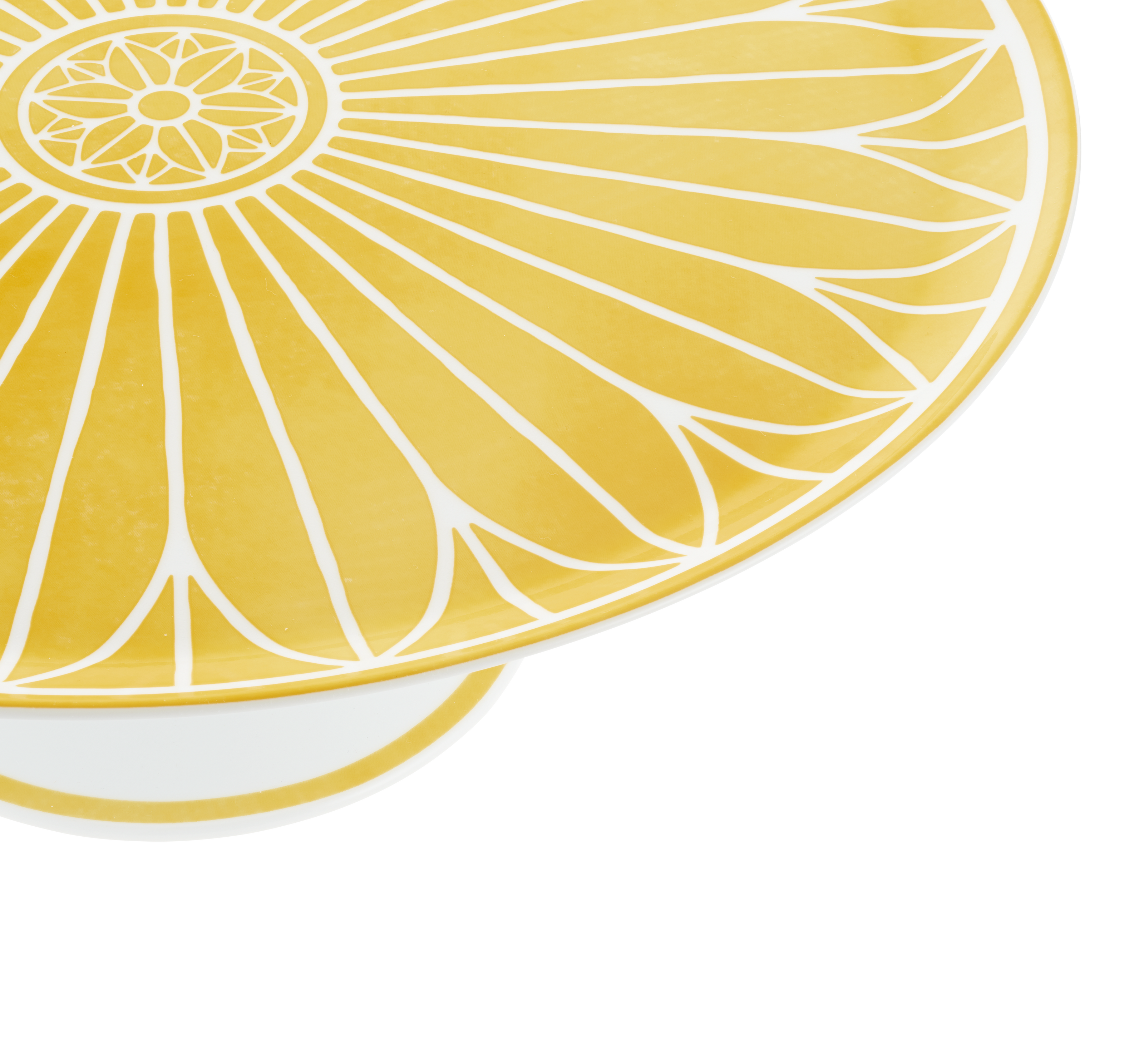 Christofle Malmaison Riviera Porcelain Cakeand 32 Cm
