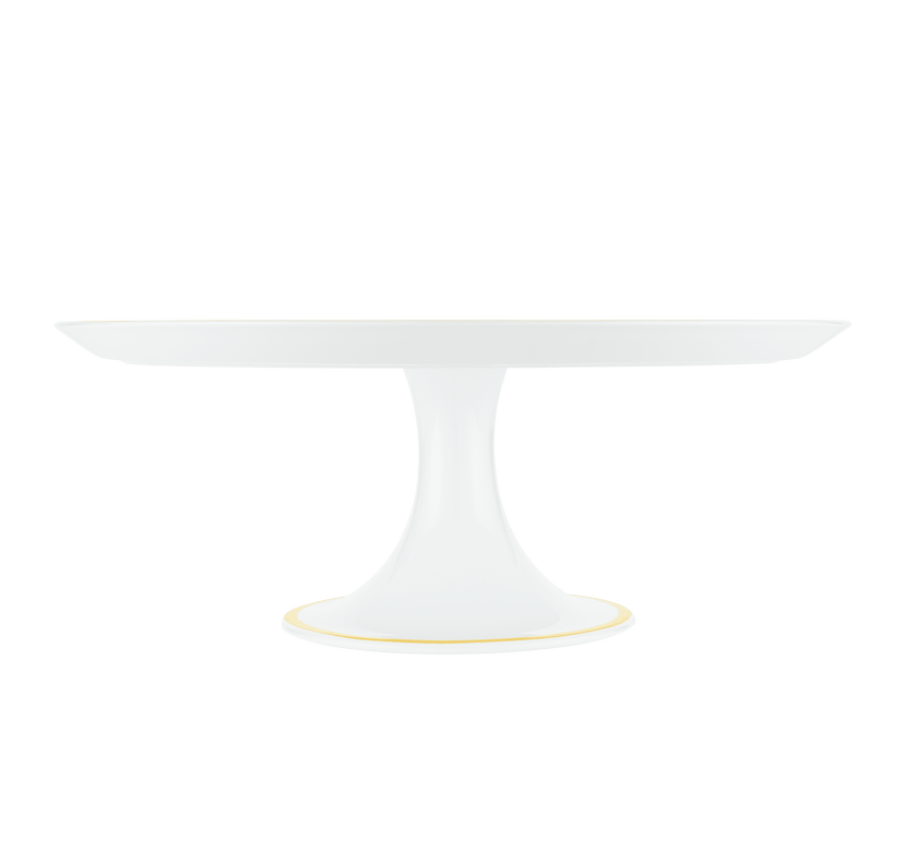 Christofle Malmaison Riviera Porcelain Cakeand 32 Cm