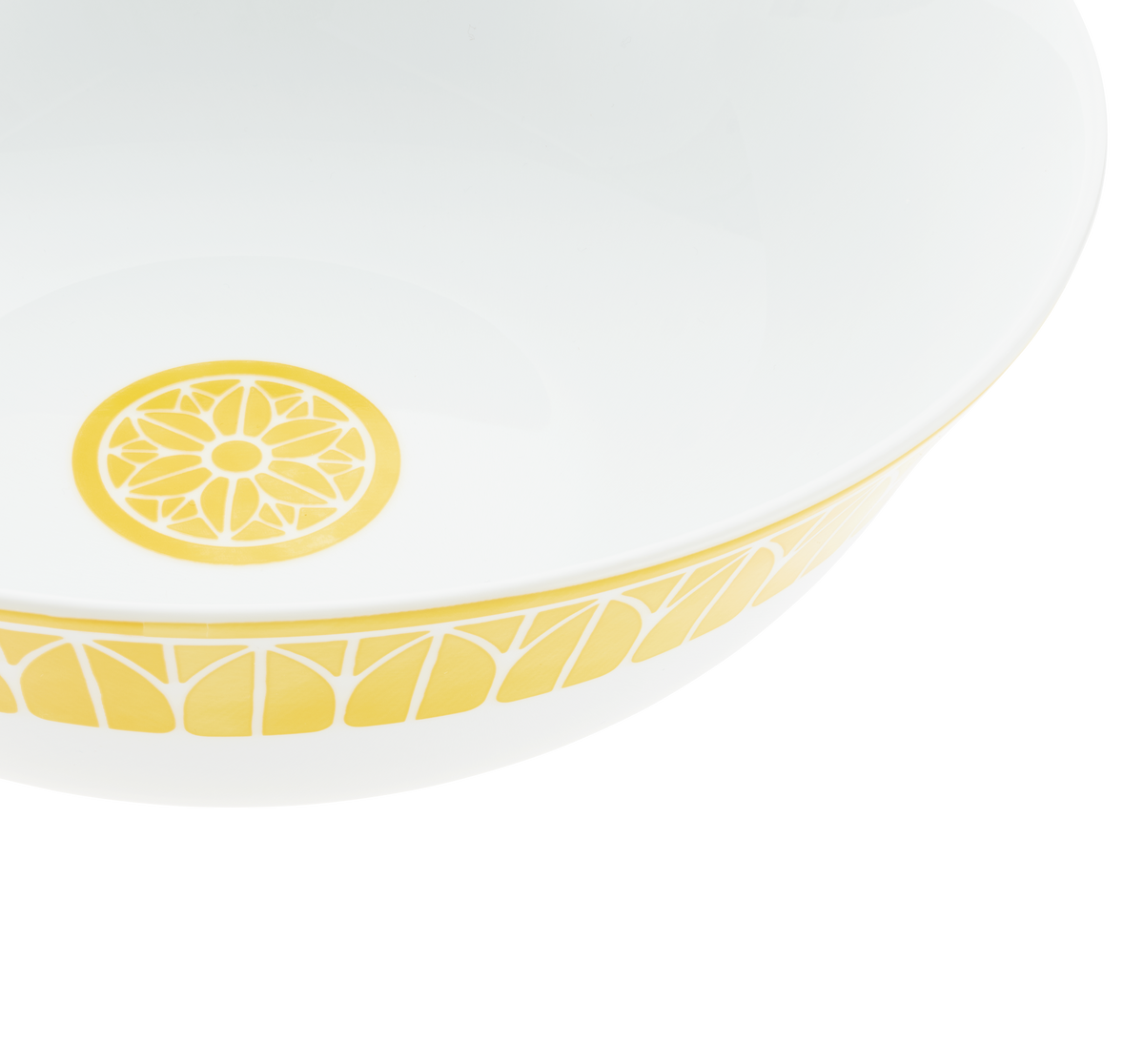 Christofle Malmaison Riviera Porcelain Salad Serving Bowl