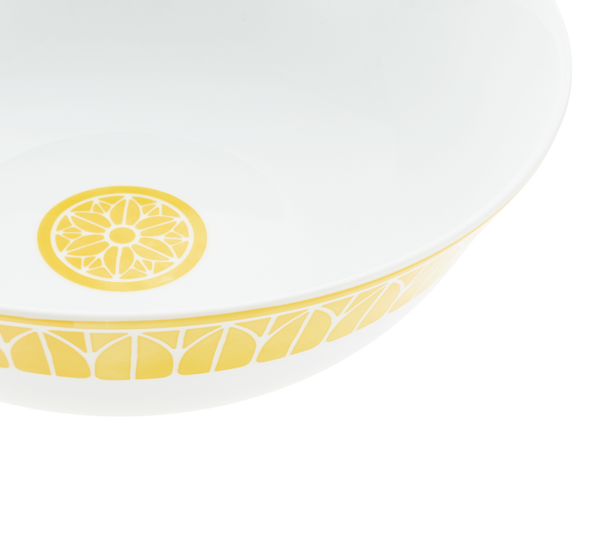 Christofle Malmaison Riviera Porcelain Salad Serving Bowl