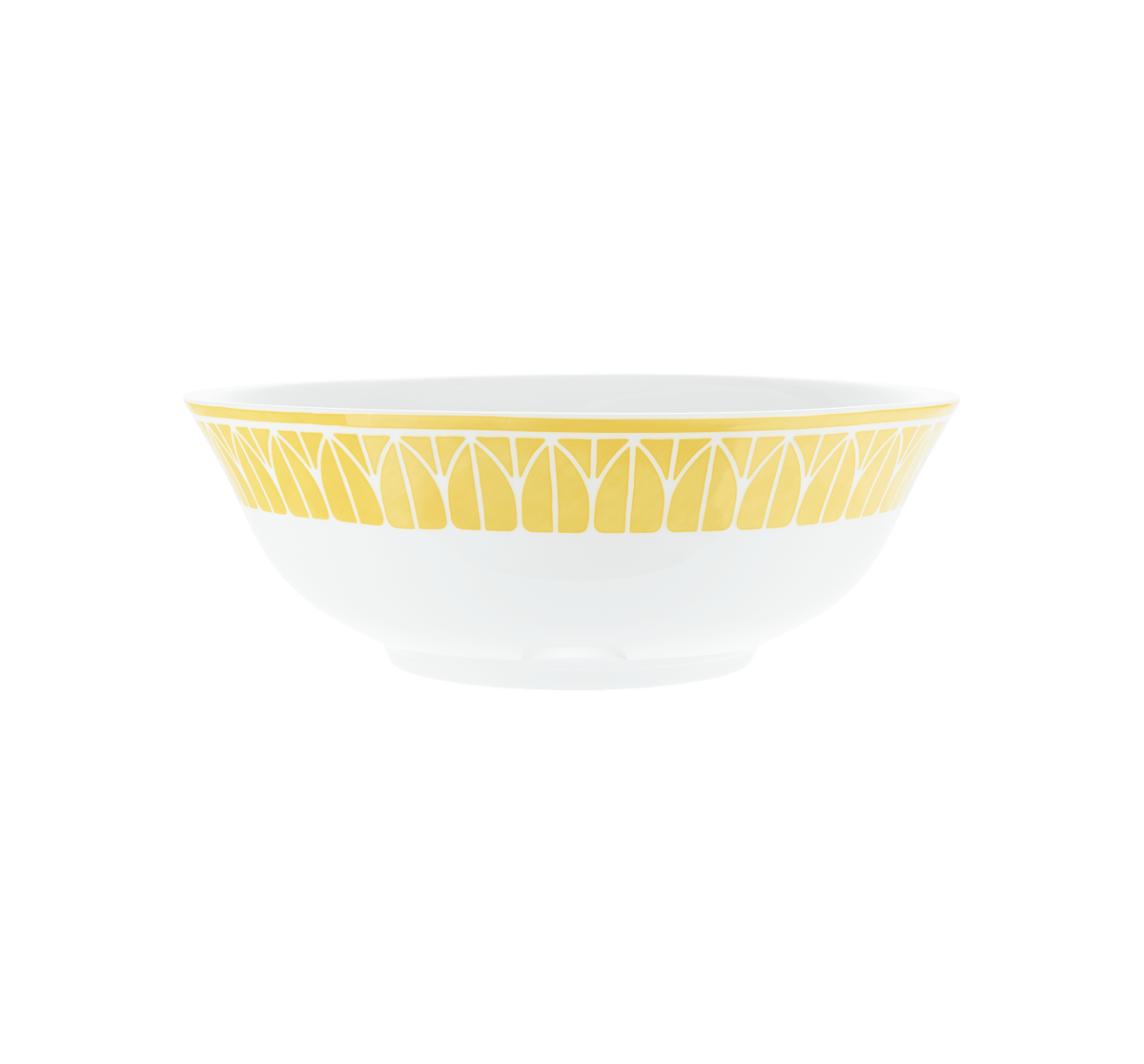 Christofle Malmaison Riviera Porcelain Salad Serving Bowl