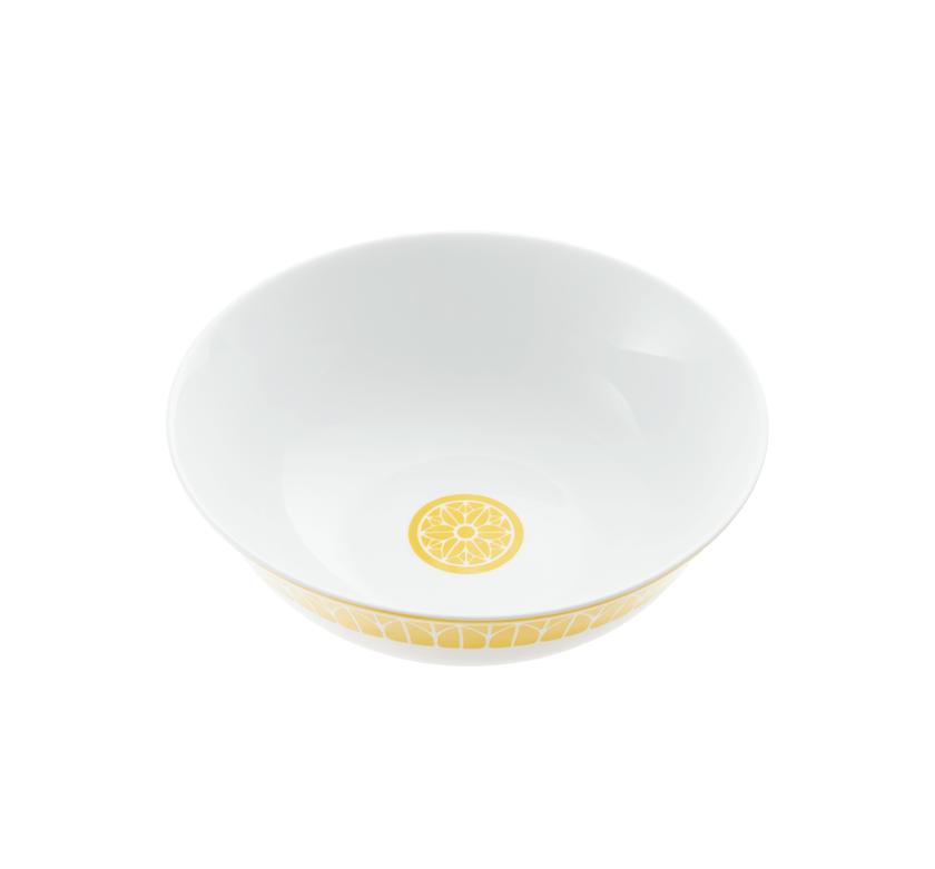 Christofle Malmaison Riviera Porcelain Salad Serving Bowl