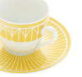 Christofle Malmaison Riviera Porcelain Espresso Cup And Saucer