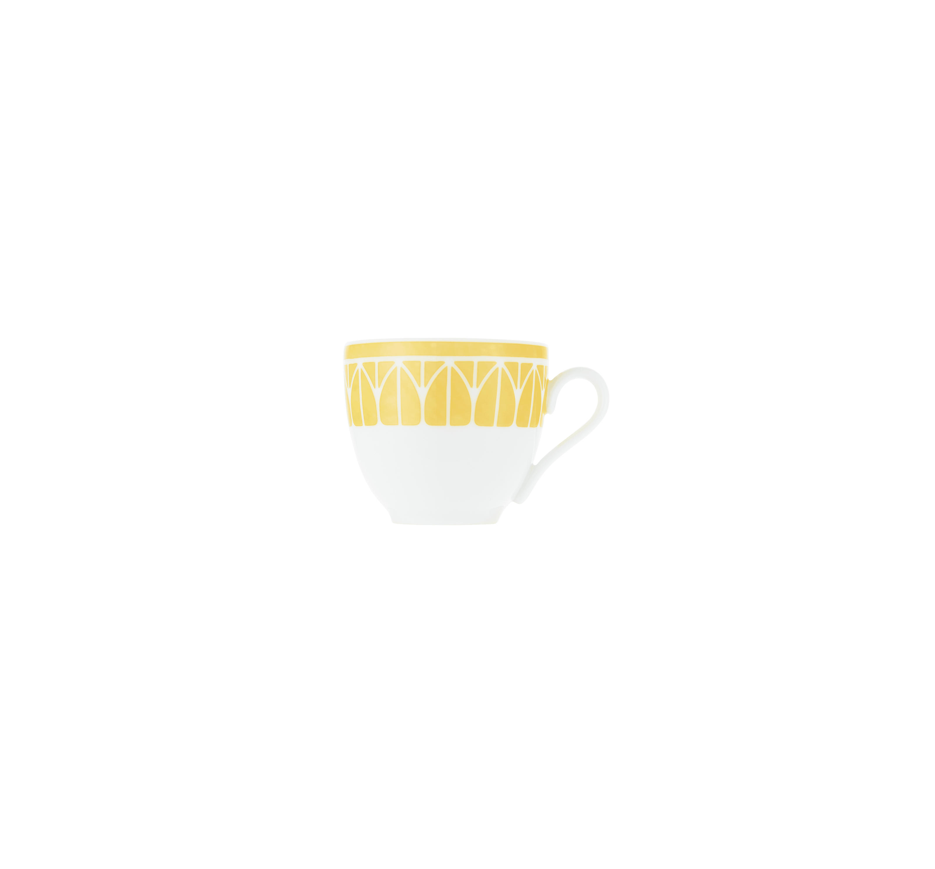 Christofle Malmaison Riviera Porcelain Espresso Cup And Saucer