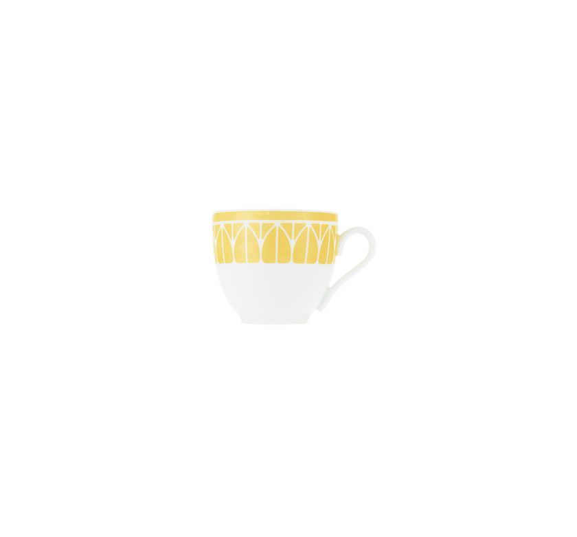Christofle Malmaison Riviera Porcelain Espresso Cup And Saucer