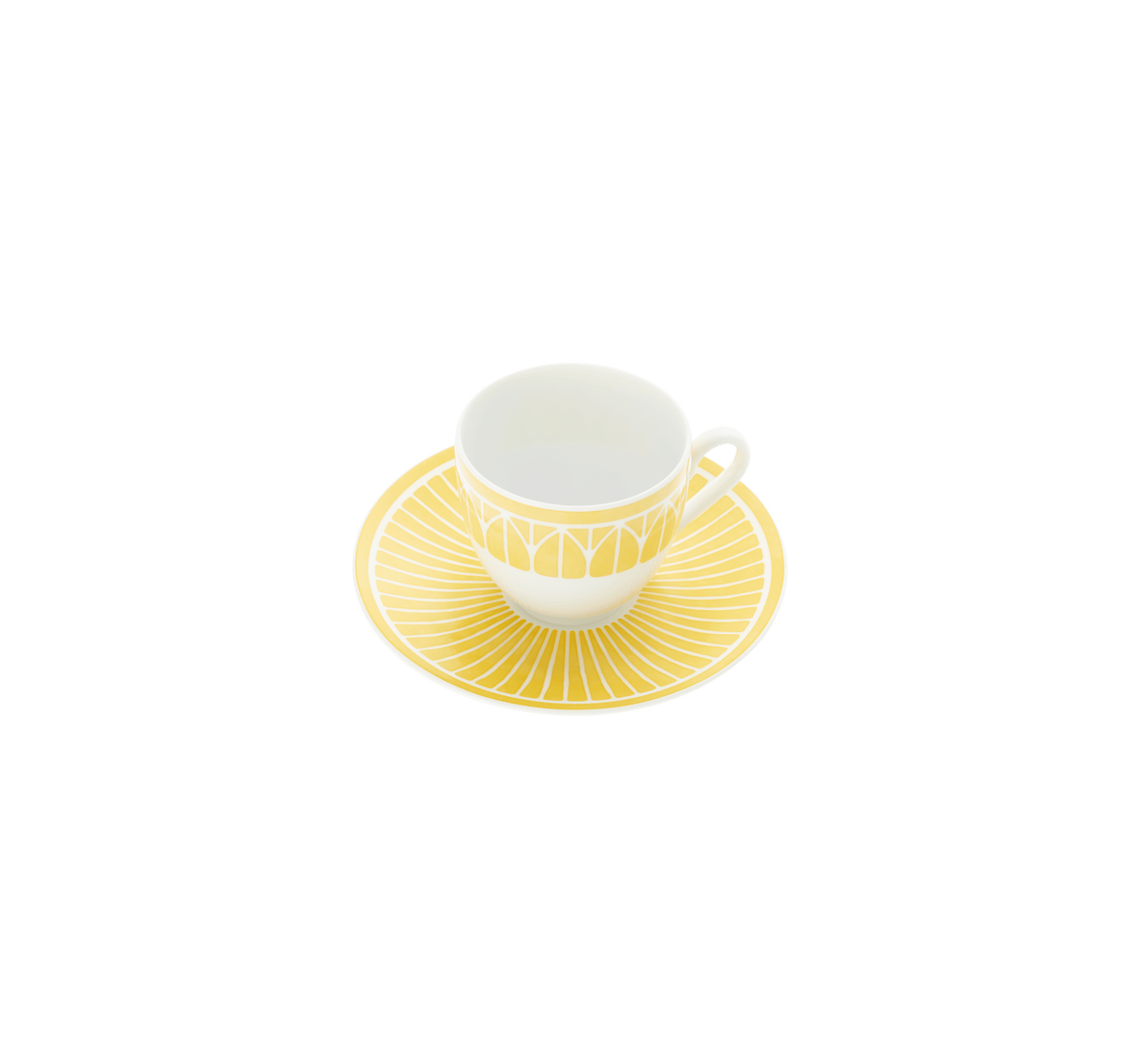 Christofle Malmaison Riviera Porcelain Espresso Cup And Saucer