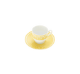 Christofle Malmaison Riviera Porcelain Espresso Cup And Saucer