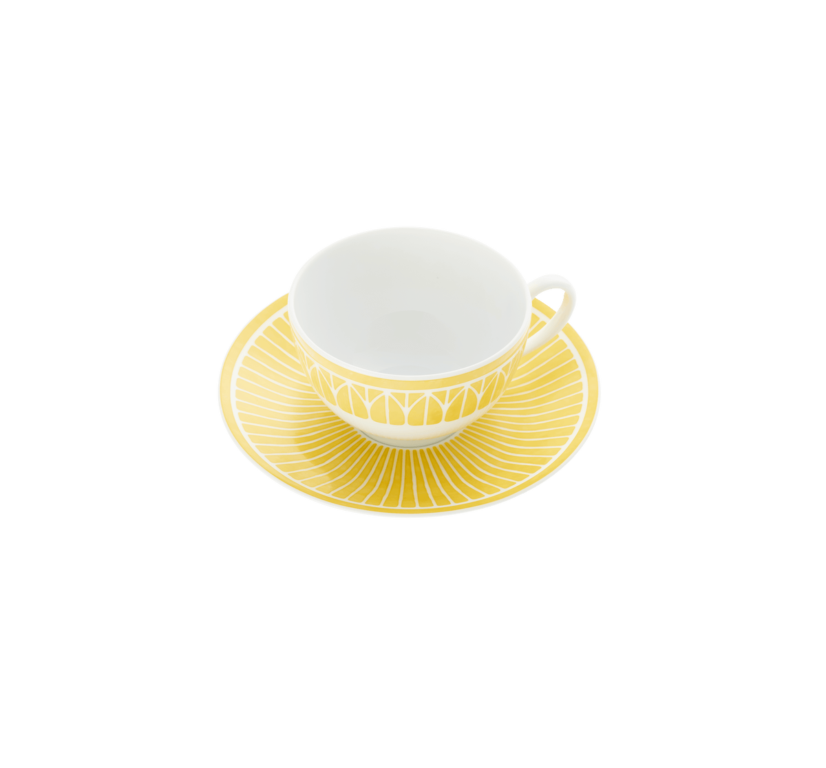 Christofle Malmaison Riviera Porcelain Tea/Coffee Cup And Saucer