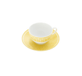 Christofle Malmaison Riviera Porcelain Tea/Coffee Cup And Saucer