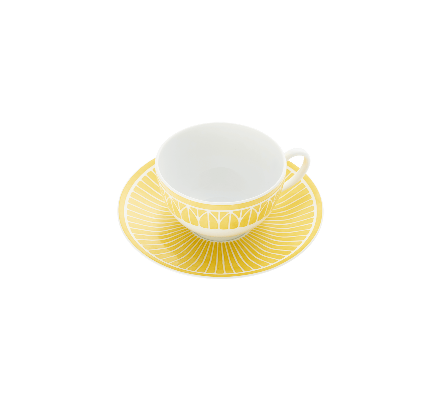 Christofle Malmaison Riviera Porcelain Tea/Coffee Cup And Saucer