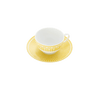 Christofle Malmaison Riviera Porcelain Tea/Coffee Cup And Saucer