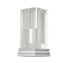 Christofle Perspectives Glass Vase Chrome