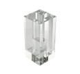 Christofle Perspectives Glass Vase Chrome