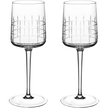 Christofle Graphik Water Glass Crystal - Set of 2