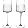 Christofle Graphik Water Glass Crystal - Set of 2