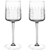 Christofle Graphik Red Wine Glass Crystal - Set of 2