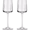 Christofle Graphik White Wine Glass Crystal - Set of 2