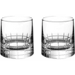 Christofle Graphik Old Fashioned Glass Crystal - Set of 2