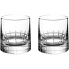 Christofle Graphik Old Fashioned Glass Crystal - Set of 2