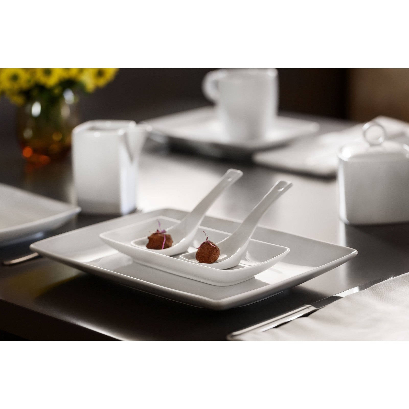 Vista Alegre Carre White Gourmet Spoon