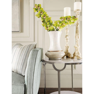 Bernhardt Morello Oval Metal End Table
