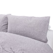 Michael Amini Grant 5-Piece Duvet Set -  Charcoal