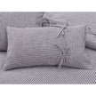 Michael Amini Grant 5-Piece Duvet Set -  Charcoal