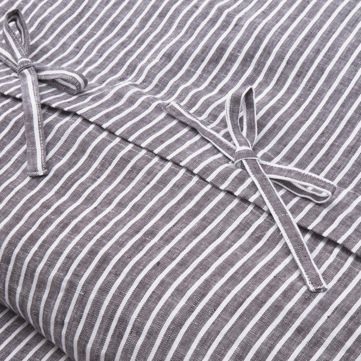 Michael Amini Grant 5-Piece Duvet Set -  Charcoal