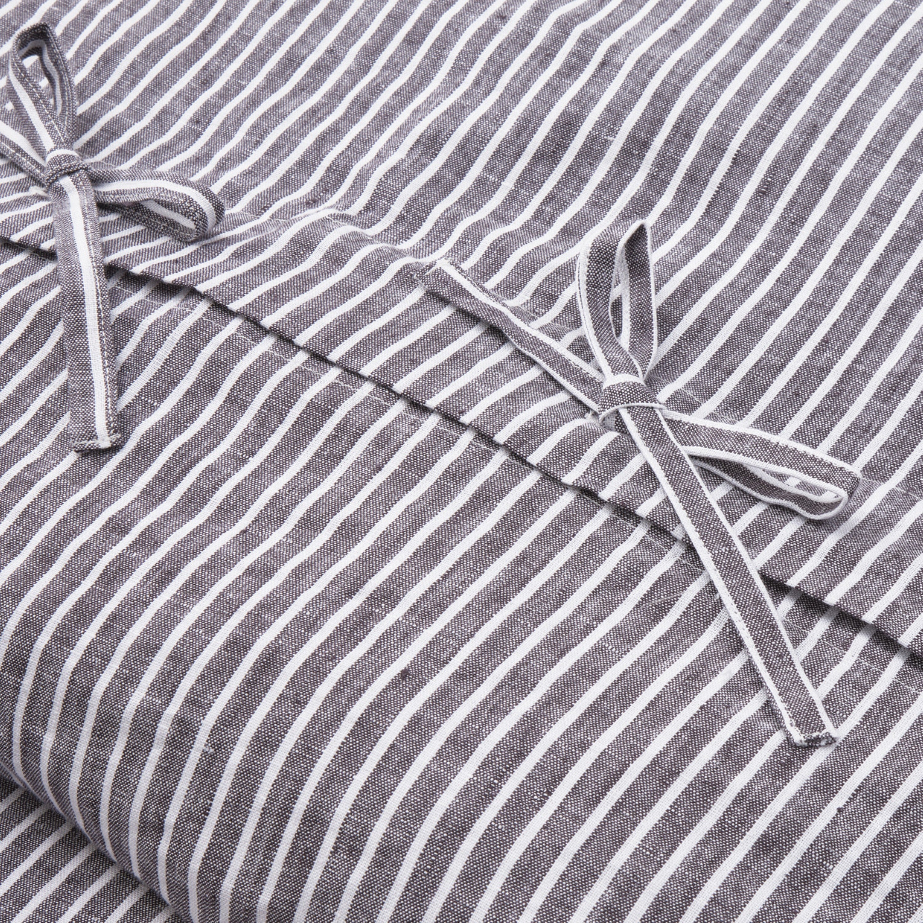 Michael Amini Grant 5-Piece Duvet Set -  Charcoal