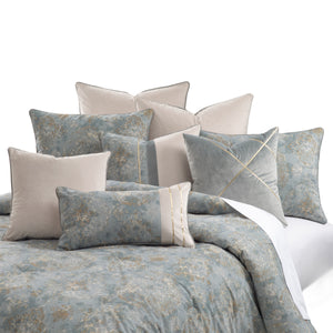 Michael Amini Debonair Comforter Set - Mist