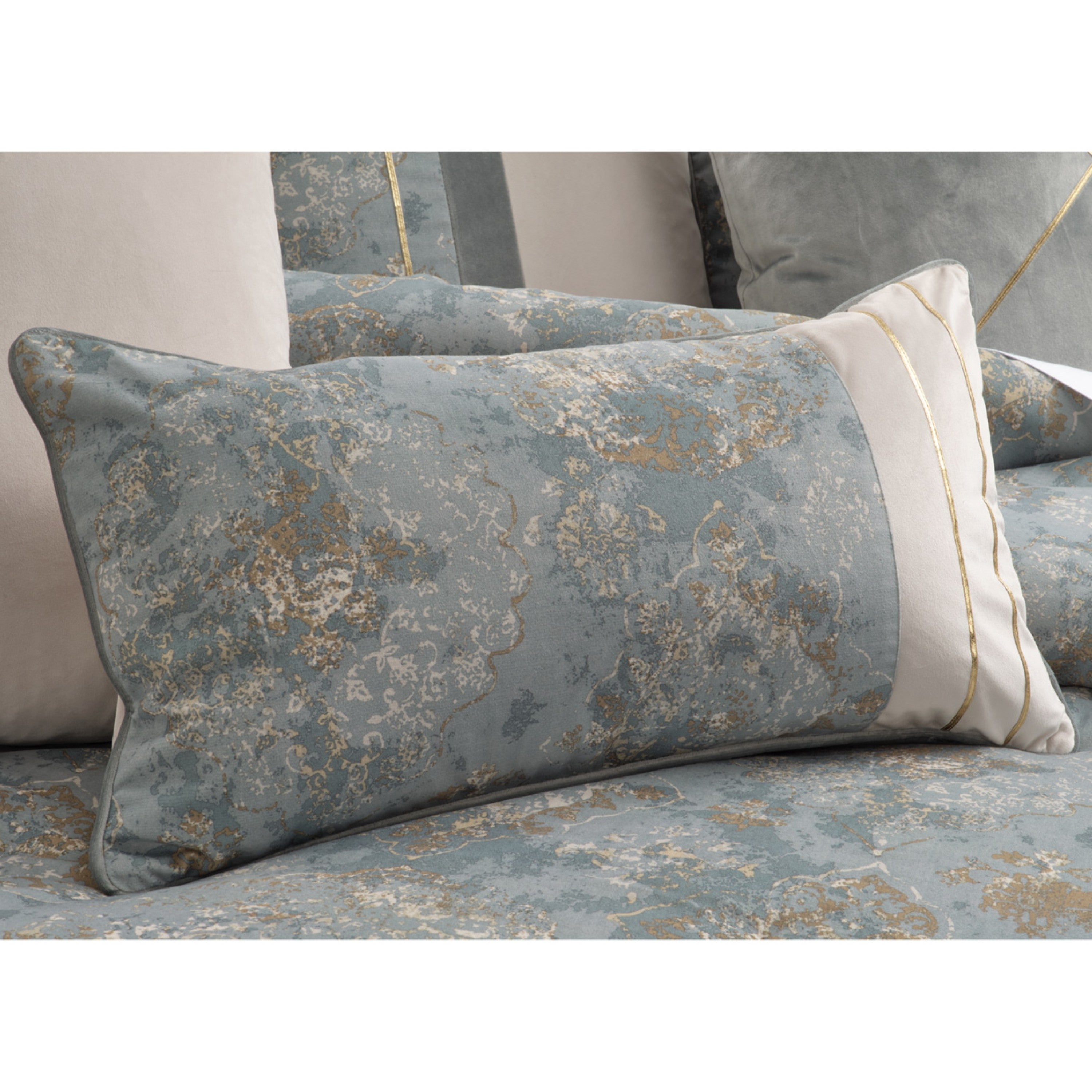 Michael Amini Debonair Comforter Set - Mist