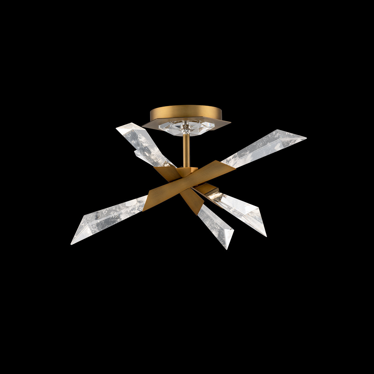 Schonbek Solitude BFM31417 Semi-Flush Mount