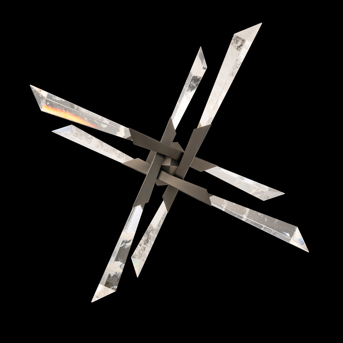 Schonbek Solitude BFM31428 Semi-Flush Mount