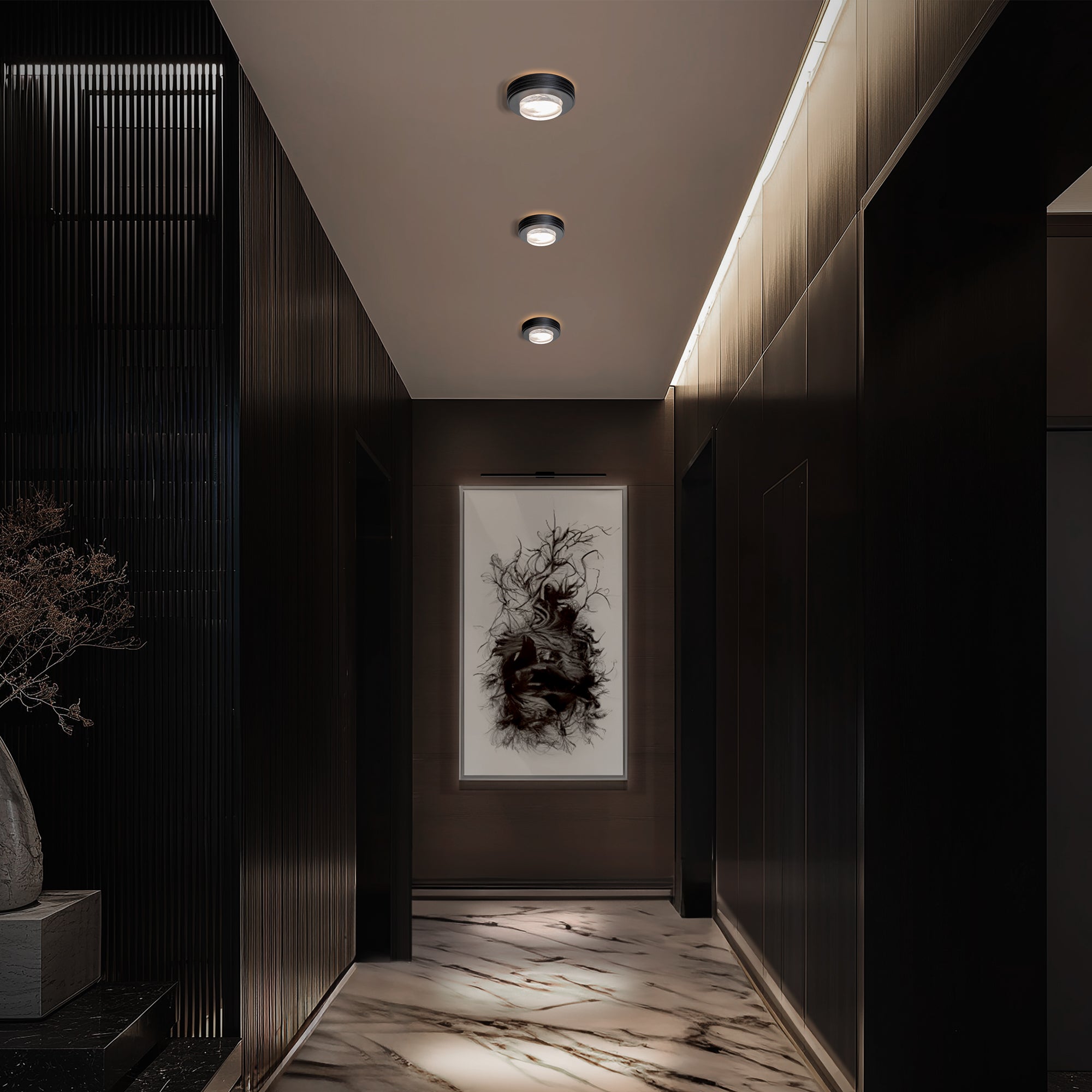 Schonbek Zircle BFM82408 Flush Mount