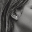 Christofle Babylone Sterling Silver T Bar Ear Cuff