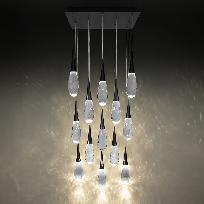 Schonbek Hibiscus BPD21213S Multi-Light Pendant