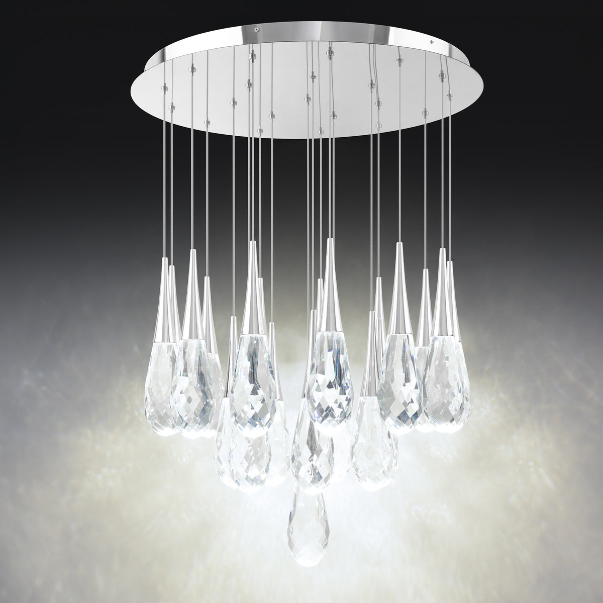Schonbek Hibiscus BPD21221 Multi-Light Pendant