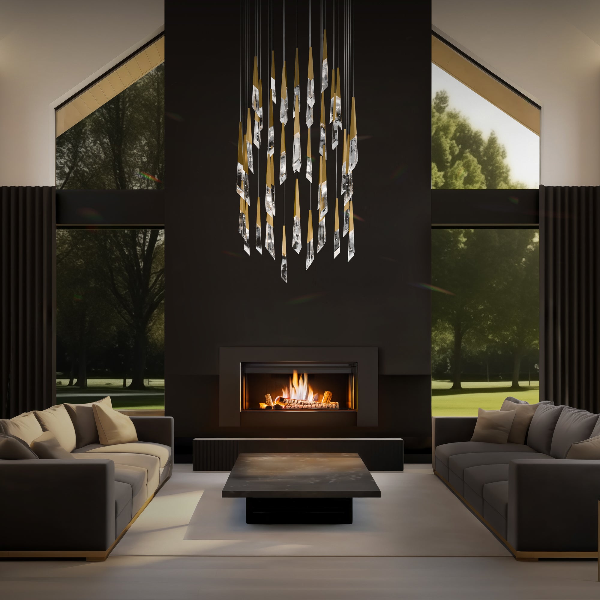 Schonbek Solitude BPD31441S Multi-Light Pendant