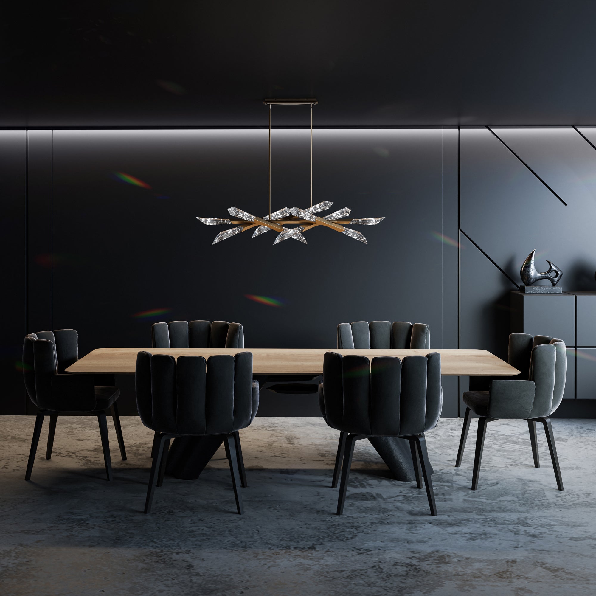 Schonbek Solitude BPD31460 Linear Pendant