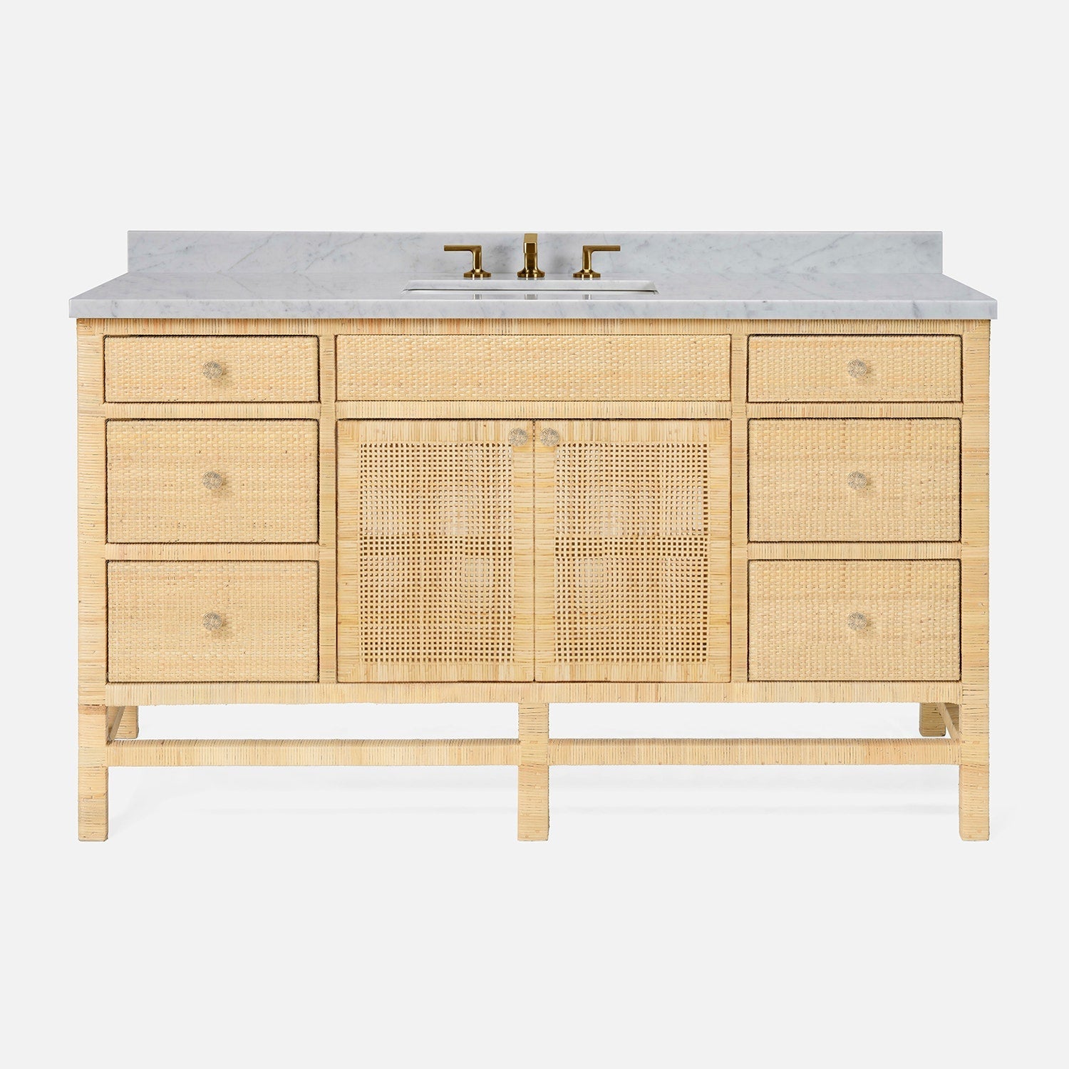 Isla 60" 2-Door Single Sink Vanity Base Only