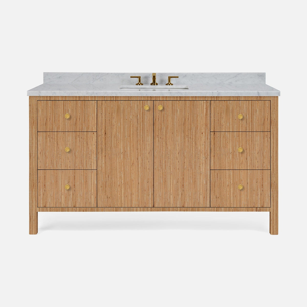 Parson 60" 2-Door Single Sink Vanity Base Only