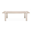 Michael Amini Lotus Bay Wide Rectangular Dining Table - Sand