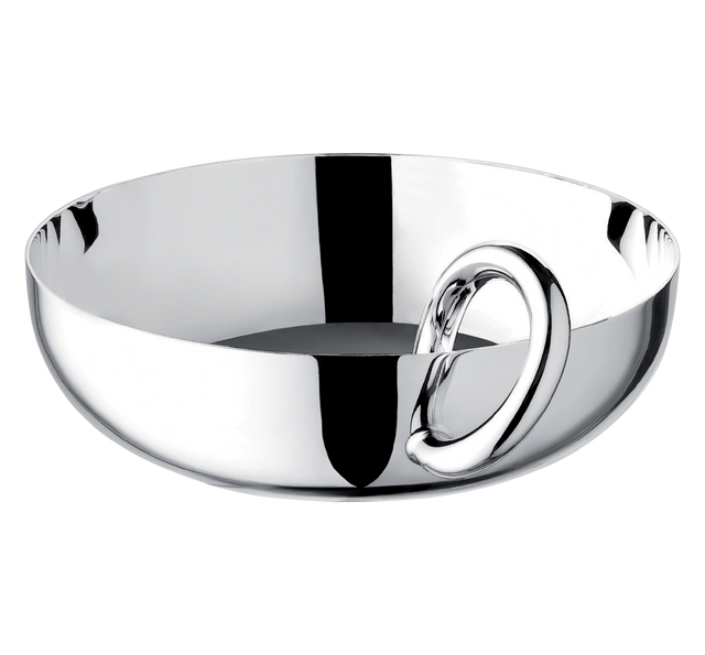 Christofle Vertigo Medium Silver-Plated Snack/Trinket Bangle Bowl