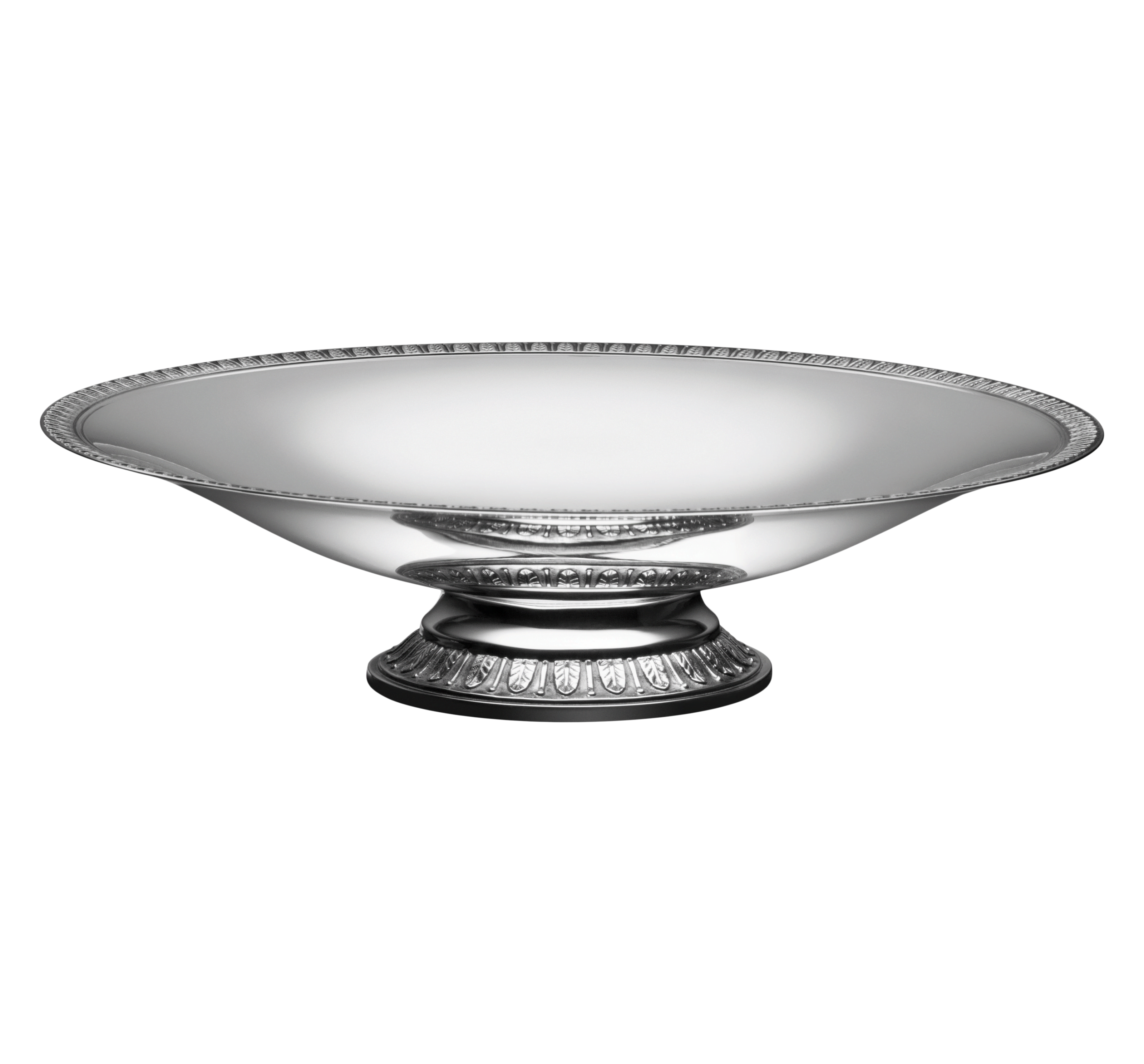 Christofle Malmaison Silver Plated Footed Bowl 18 Cm