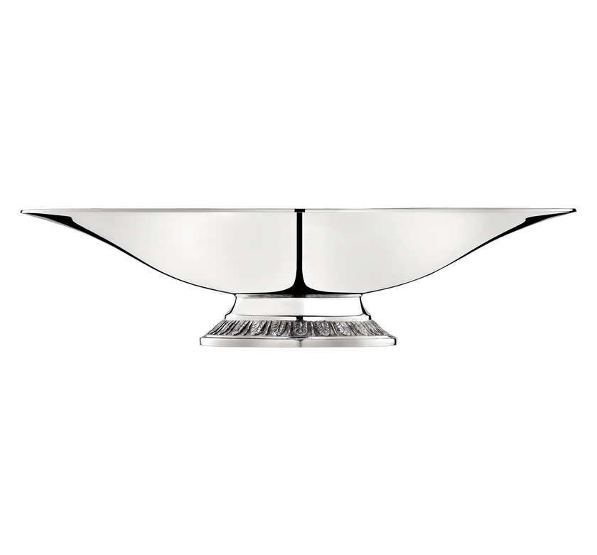 Christofle Malmaison Silver Plated Footed Bowl 18 Cm