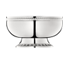 Christofle Malmaison Silver-Plated Pedestal Bowl