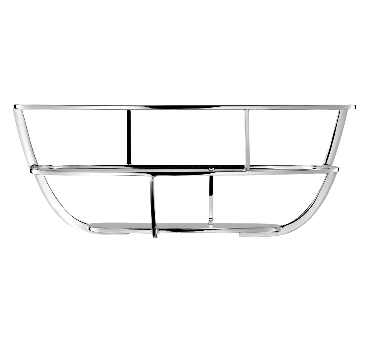 Christofle Silver Time Silver Plated Silver-Plated Bread Basket with Napkin