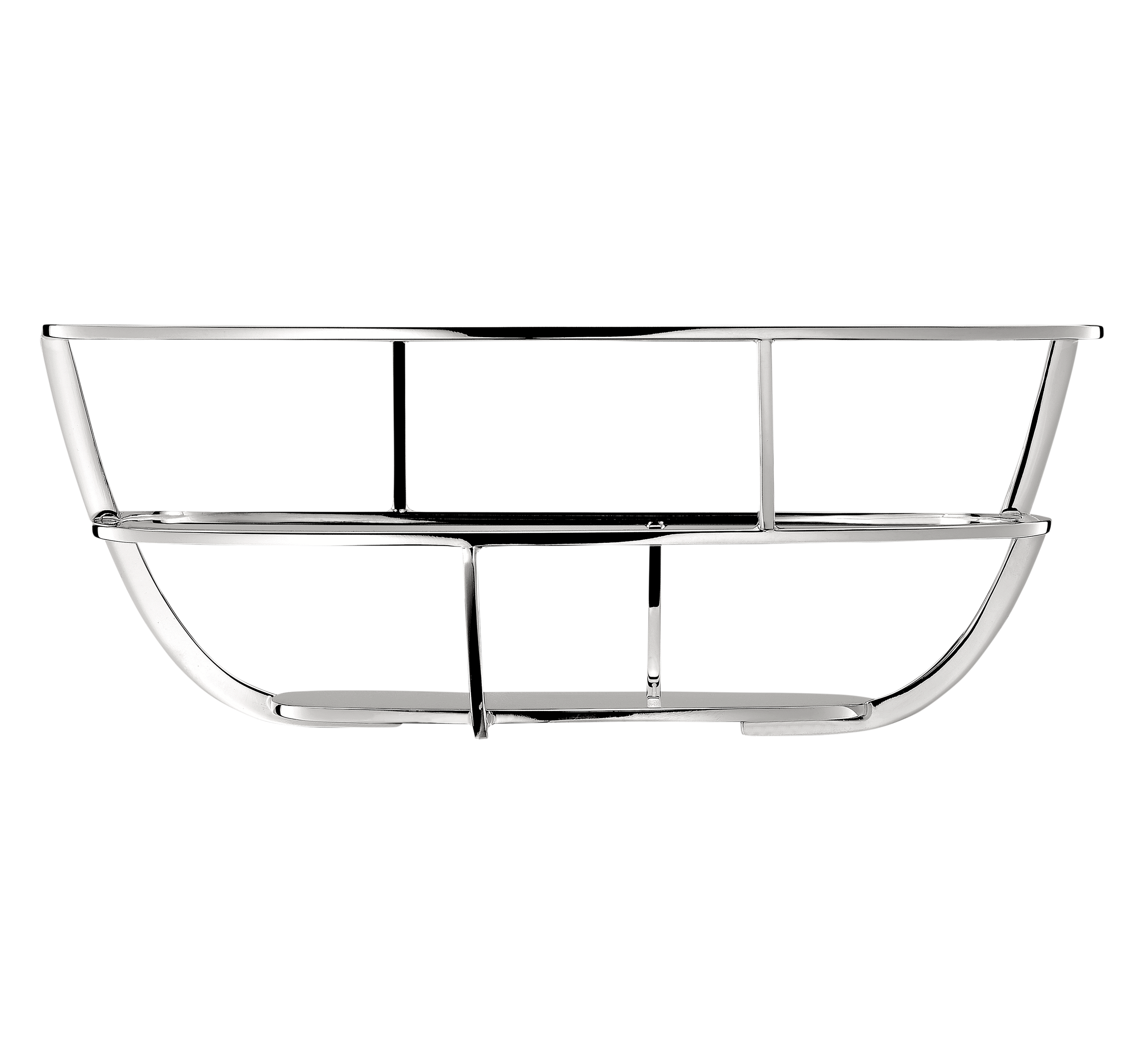 Christofle Silver Time Silver Plated Silver-Plated Bread Basket with Napkin